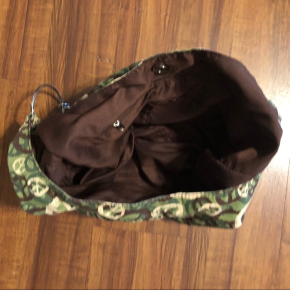 AWESOME VINTAGE BOHO PEACE BAG W/ MAGNETIC CLOSURE - Picture 2 of 4